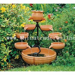 Duo Cascade Solar Fountain from China